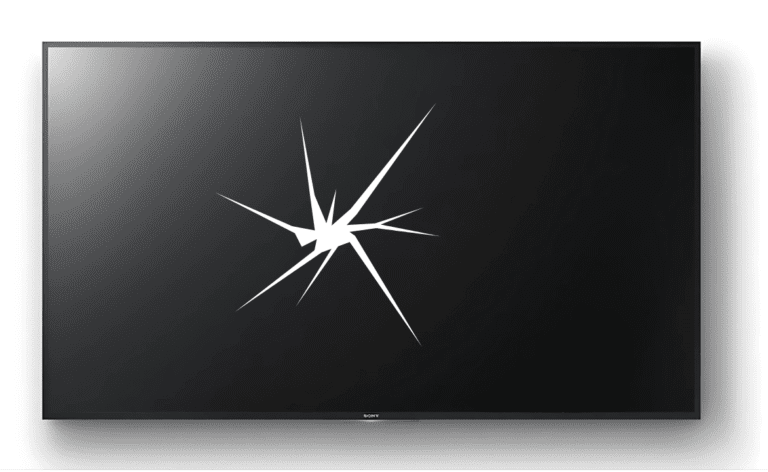 Cracked TV Screen Repair