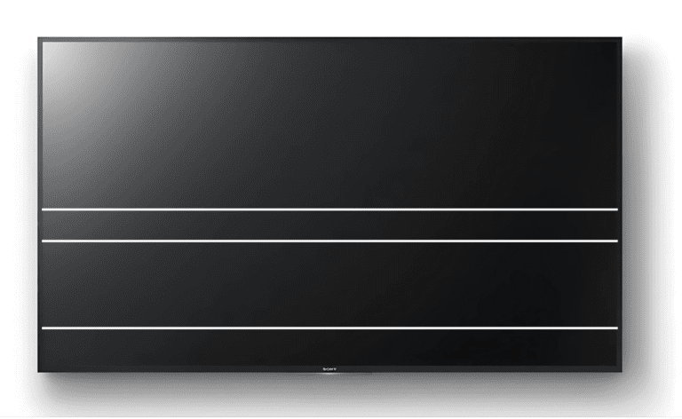 Horizontal Lines on a TV Screen