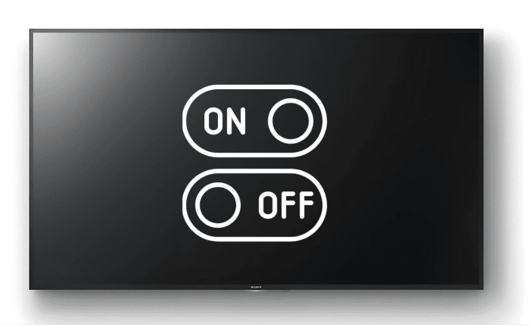 When a TV turns off after some time