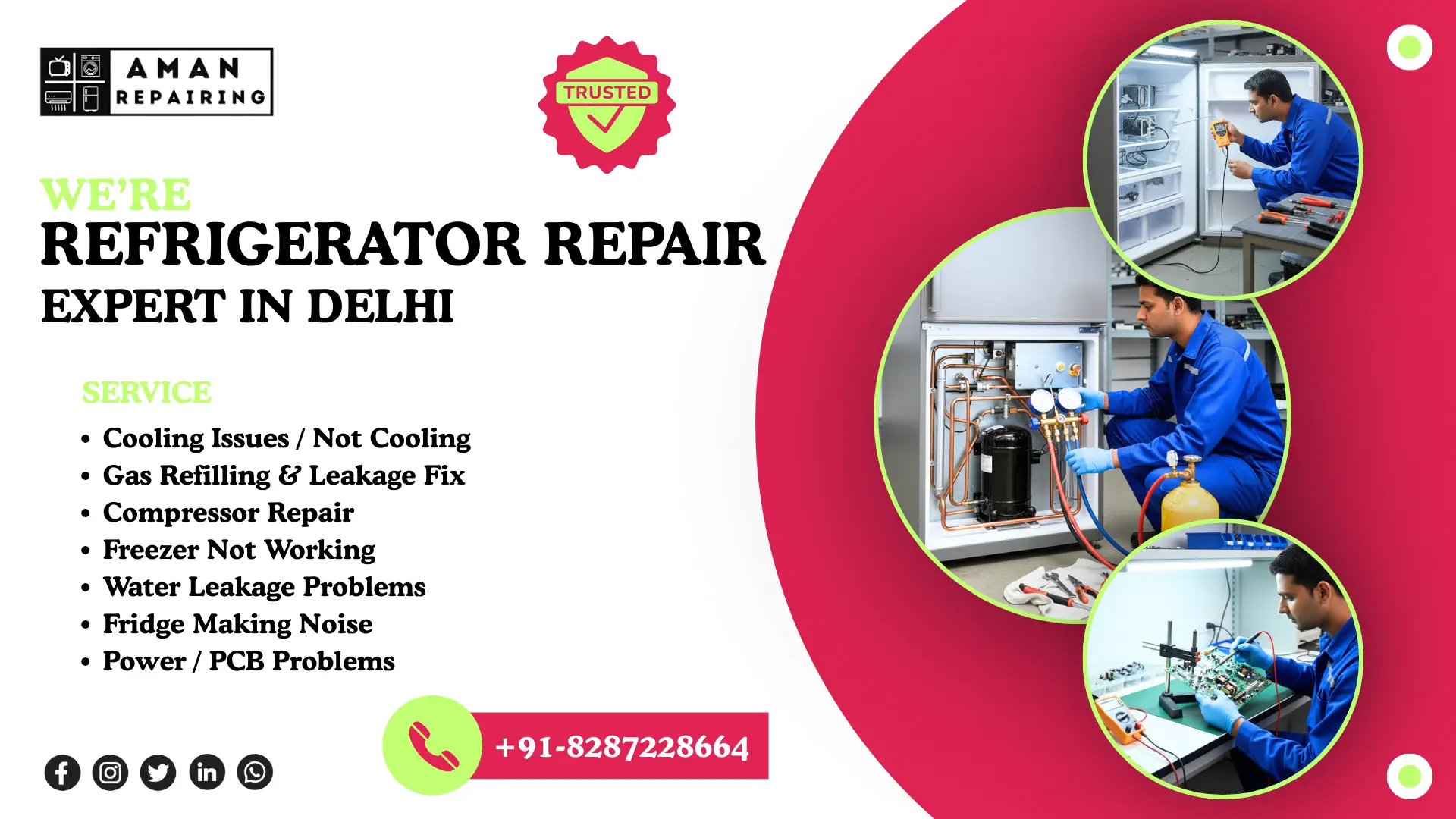 Expert Refrigerator Repair Service in Delhi | Aman Repairing